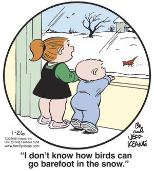 Family Circus for 1/26/2026