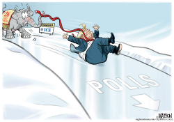Trump Slips On ICE