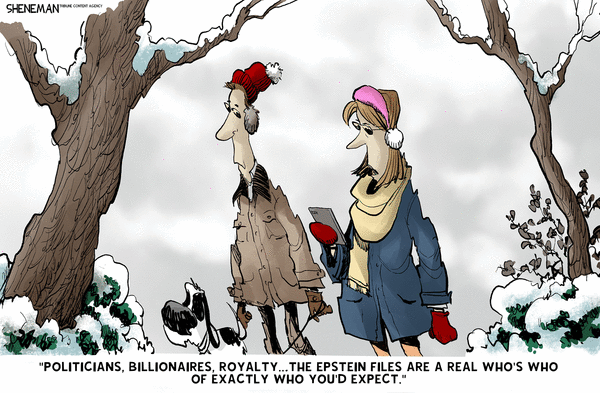 Drew Sheneman for 2/3/2026