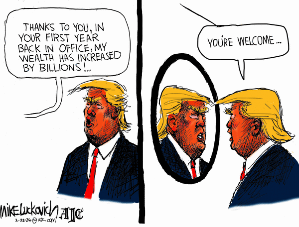 Mike Luckovich for 2/22/2026