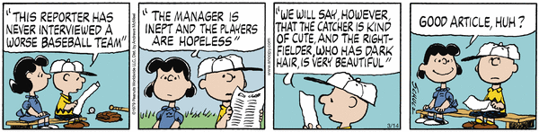 Peanuts for 3/14/2026