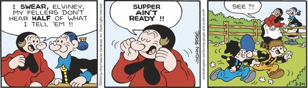 Barney Google And Snuffy Smith for 3/24/2026