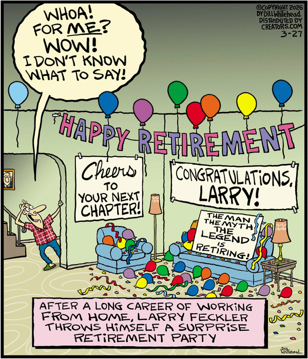 Free Range for 3/27/2026