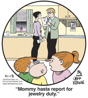 Family Circus for 4/13/2026