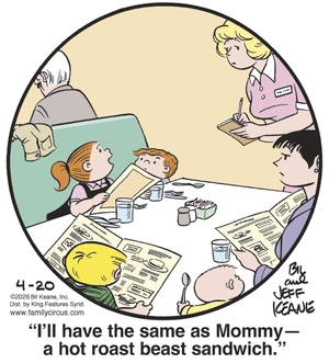 Family Circus for 4/20/2026