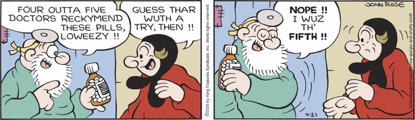 Barney Google And Snuffy Smith for 4/21/2026