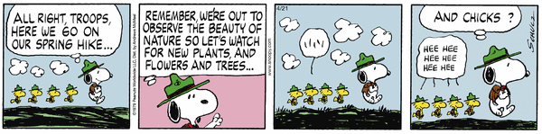 Peanuts for 4/21/2026