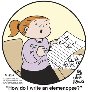 Family Circus for 4/24/2026