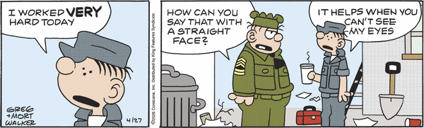 Beetle Bailey for 4/27/2026