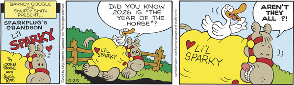 Barney Google And Snuffy Smith for 5/25/2026
