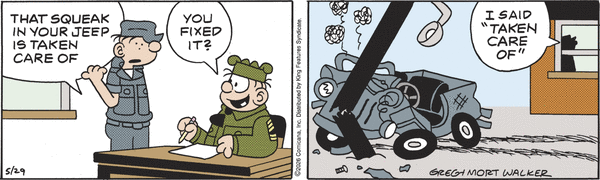 Beetle Bailey for 5/29/2026