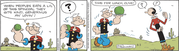 Popeye for 6/3/2026