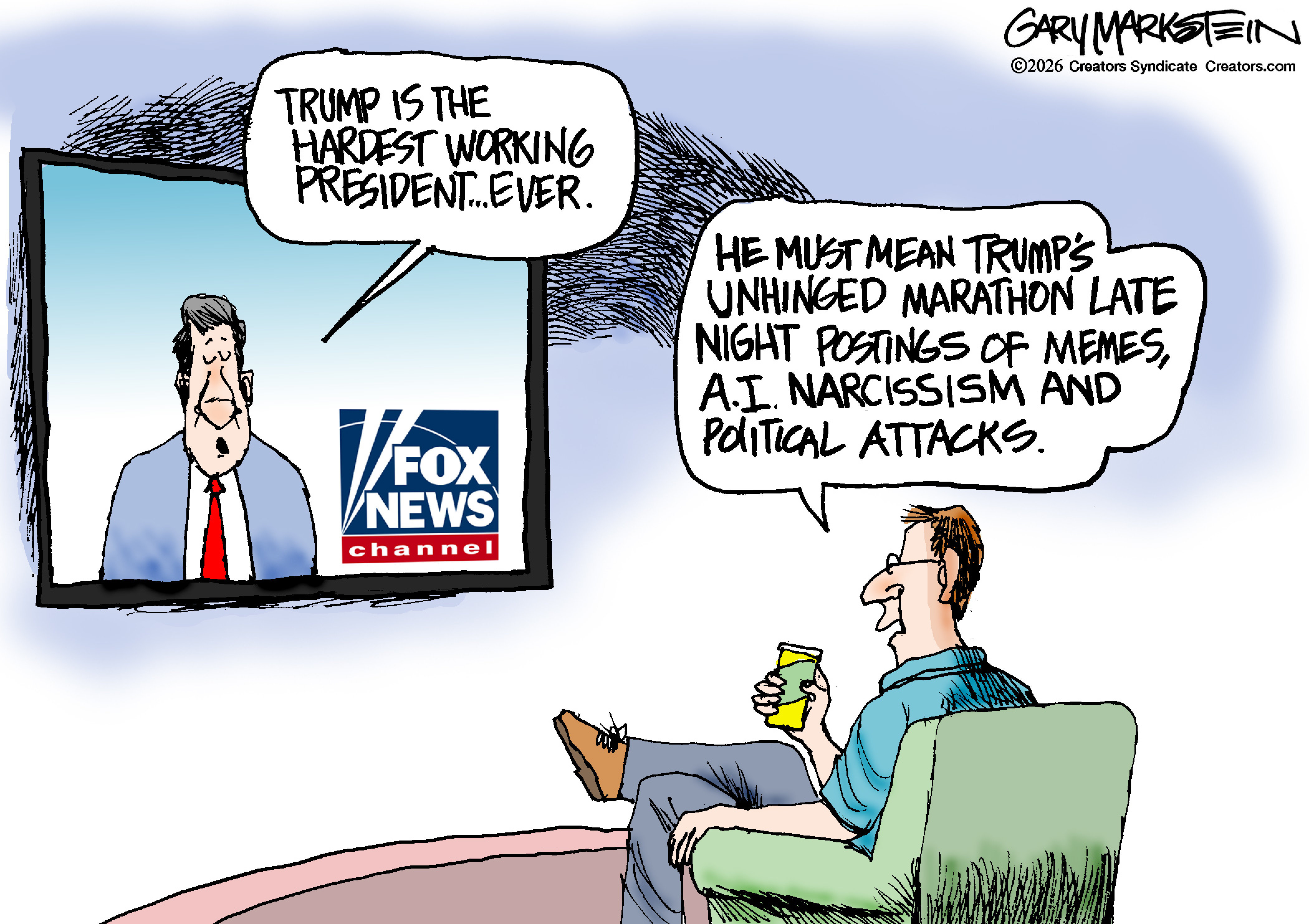 Gary Markstein for 6/1/2026 | Gary Markstein | Comics | ArcaMax Publishing