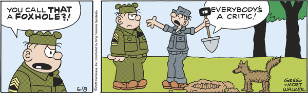 Beetle Bailey for 6/8/2026