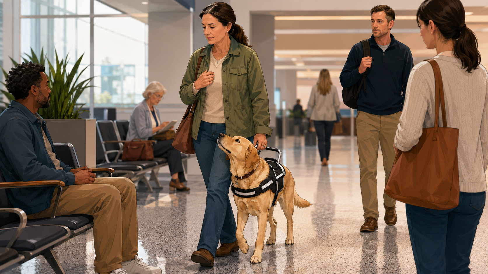 Service Dog Is A Critical Resource For Handler