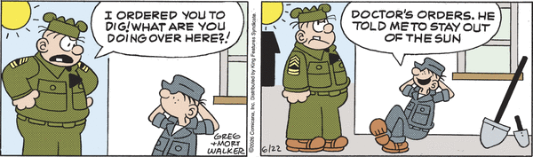 Beetle Bailey for 6/22/2026