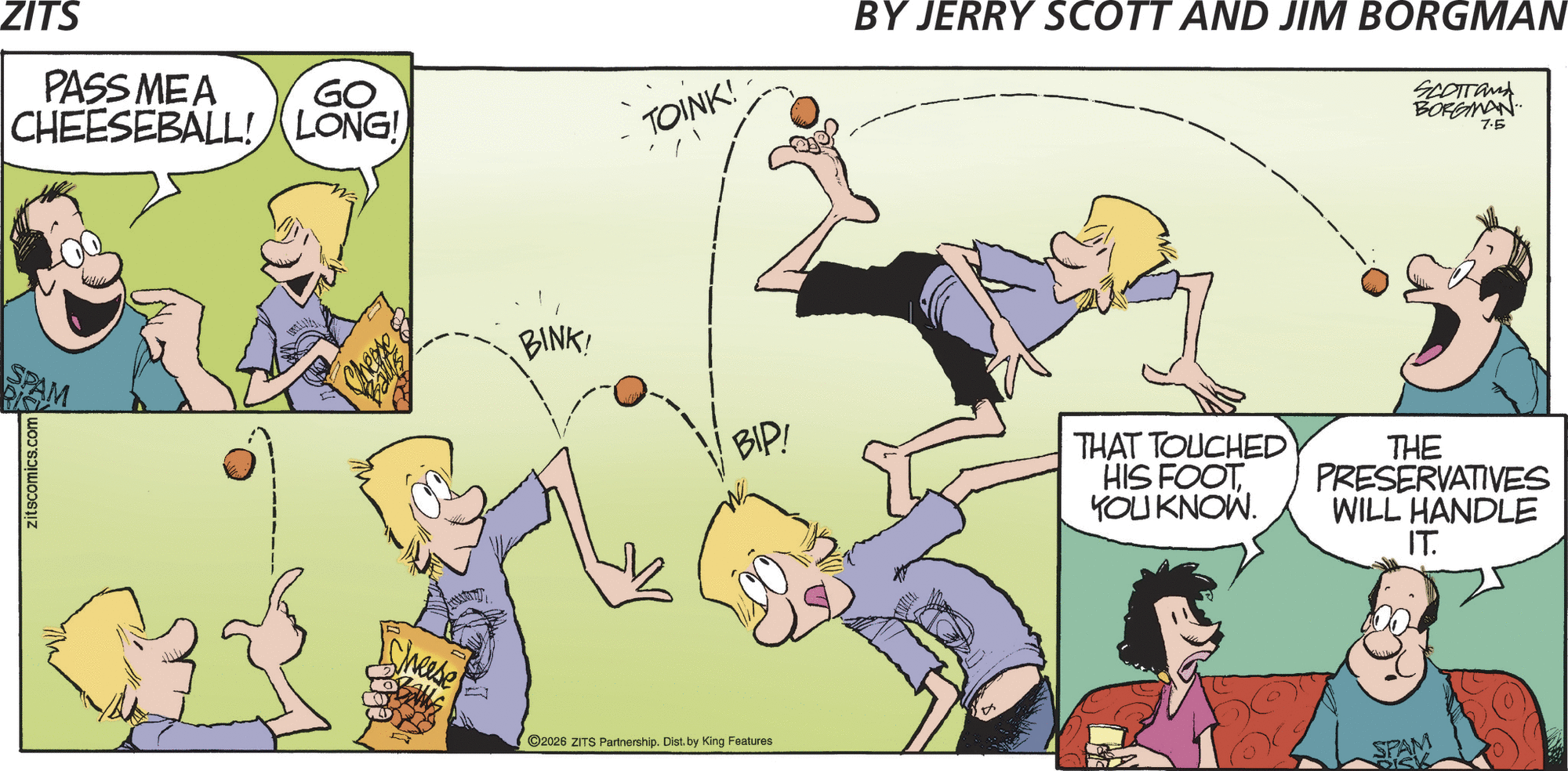 Zits by Jerry Scott and Jim Borgman for Sun, 05 Jul 2026