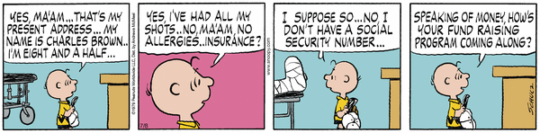 Peanuts for 7/8/2026