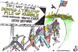 DONALD J. TRUMP PILE OF RUBBLE