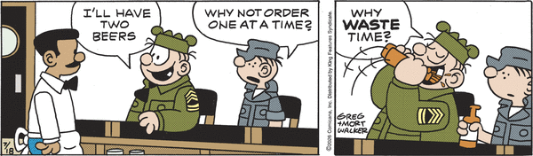 Beetle Bailey for 7/18/2026