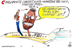 Kash Patel on FBI Jet