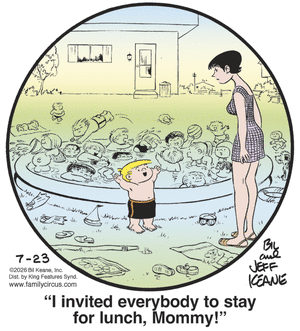 Family Circus for 7/23/2026