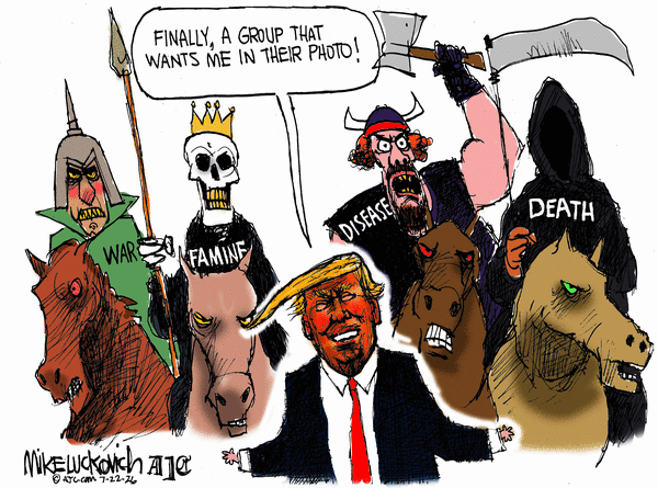 Mike Luckovich for 7/22/2026