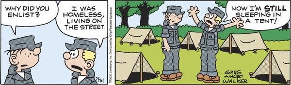 Beetle Bailey for 7/31/2026