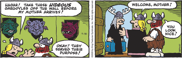 Hagar the Horrible for 7/31/2026