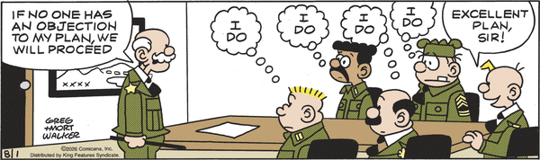 Beetle Bailey for 8/1/2026