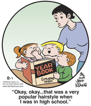 Family Circus for 8/1/2026