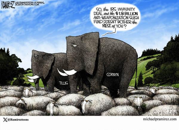 Michael Ramirez for 8/3/2026