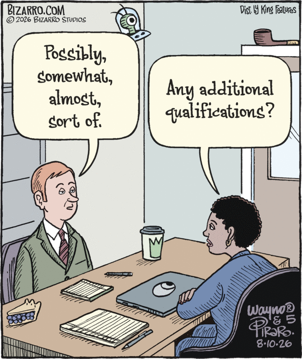 Bizarro for 8/10/2026