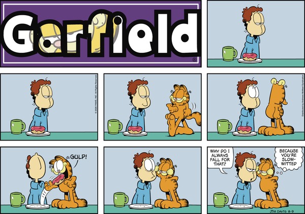 Garfield for 8/9/2026