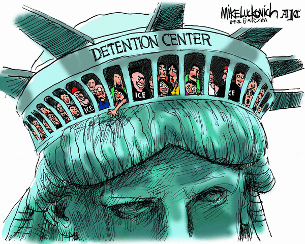 Mike Luckovich for 8/9/2026