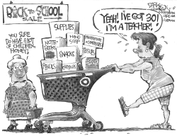 Teacher Hauls Classroom Supplies for 30