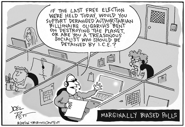 Joel Pett for 8/20/2026