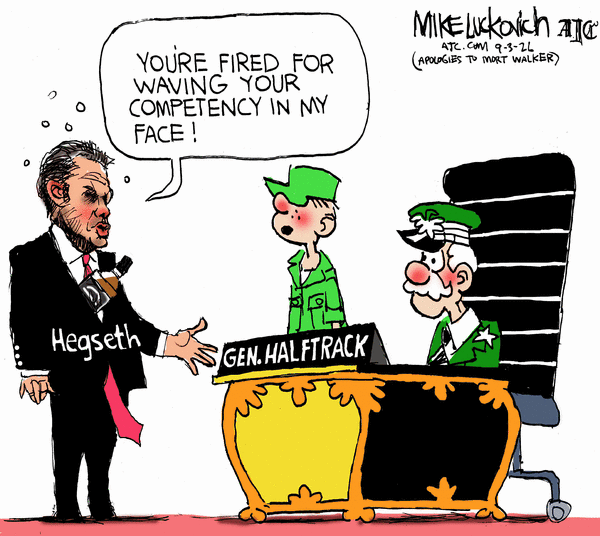 Mike Luckovich for 9/3/2026