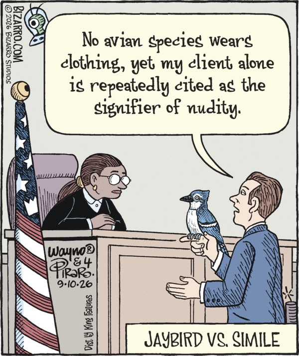 Bizarro for 9/10/2026