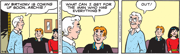 Archie for 9/16/2026