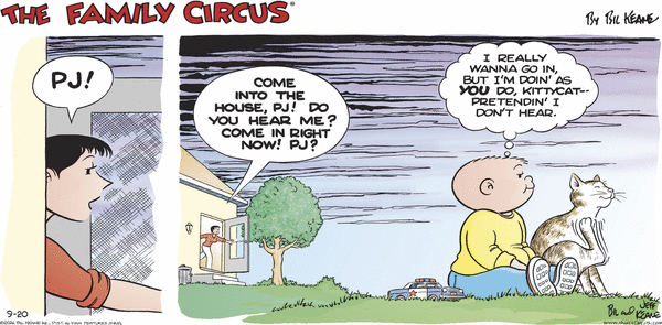 Family Circus for 9/20/2026