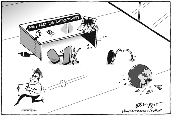 Joel Pett for 9/14/2026