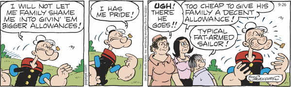 Popeye for 9/26/2026