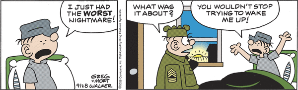 Beetle Bailey for 9/28/2026