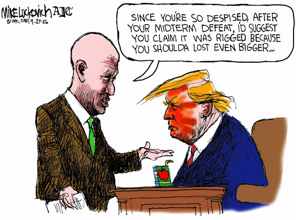 Mike Luckovich for 9/27/2026