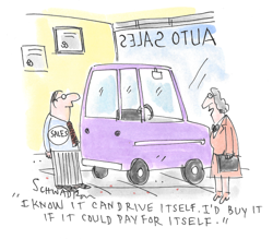 Buyer Skeptical of Self-Driving Car Value