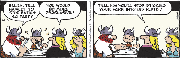 Hagar the Horrible for 10/3/2026