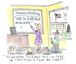 Cursive Writing Instruction Challenged