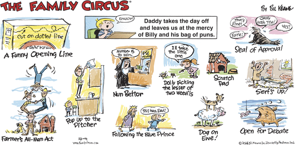 Family Circus for 10/4/2026