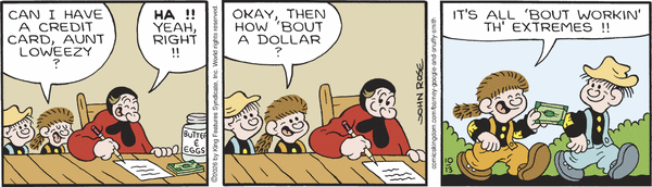 Barney Google And Snuffy Smith for 10/13/2026